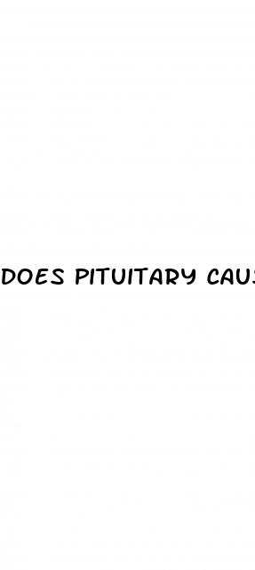 does pituitary cause erectile dysfunction