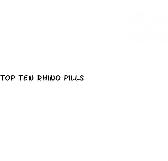 top ten rhino pills