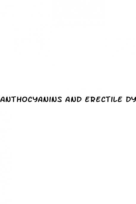 anthocyanins and erectile dysfunction
