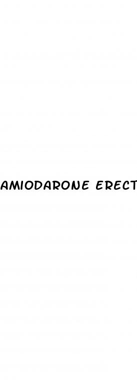 amiodarone erectile dysfunction alpha and beta adrenergic receptors