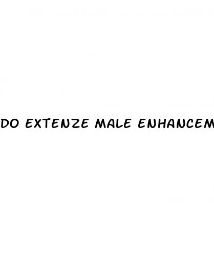 do extenze male enhancement pills work