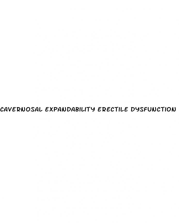 cavernosal expandability erectile dysfunction