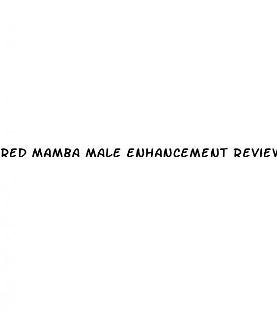 red mamba male enhancement review