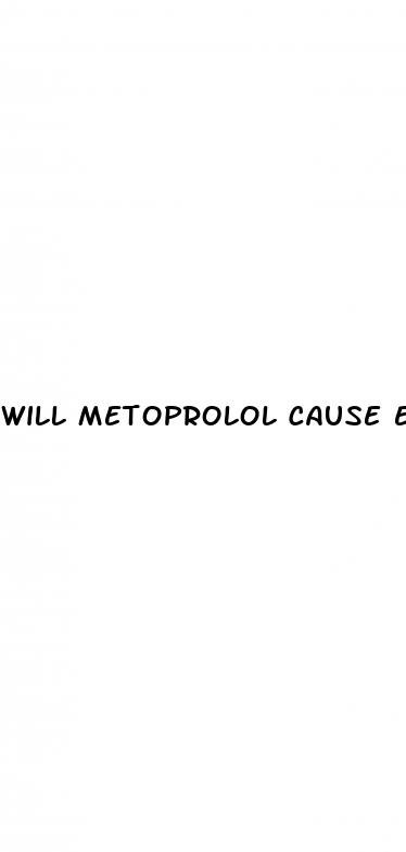 will metoprolol cause erectile dysfunction