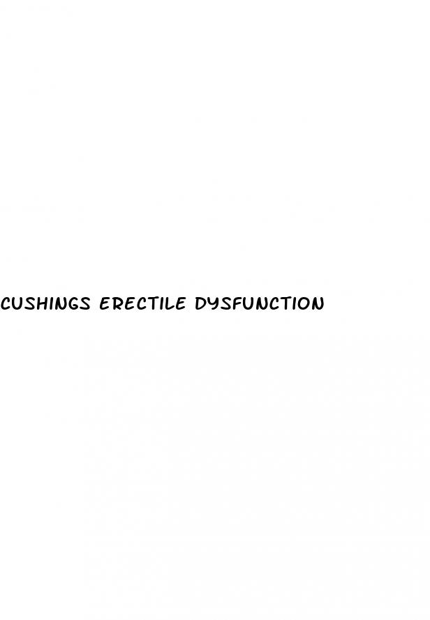 cushings erectile dysfunction