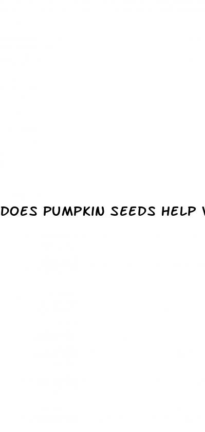 does pumpkin seeds help with erectile dysfunction