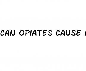 can opiates cause erectile dysfunction