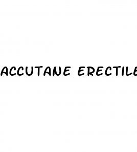 accutane erectile dysfunction