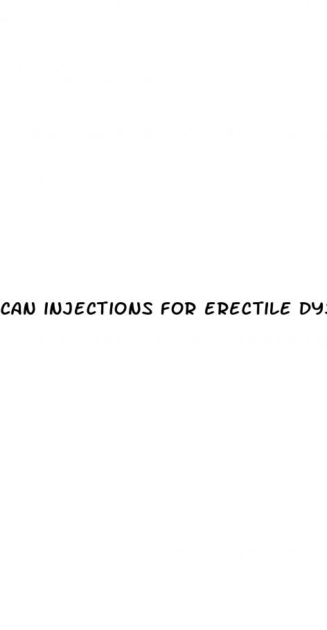 can injections for erectile dysfunction cause calcification