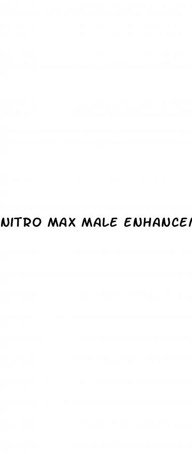 nitro max male enhancement