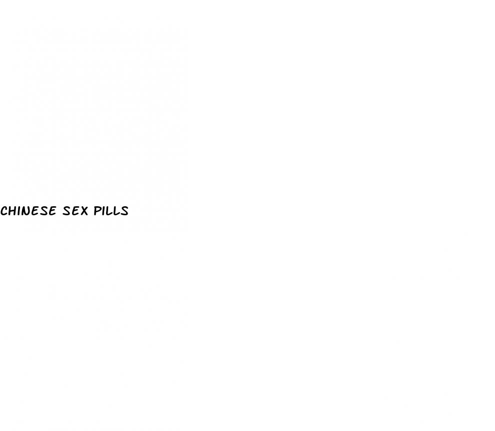 chinese sex pills