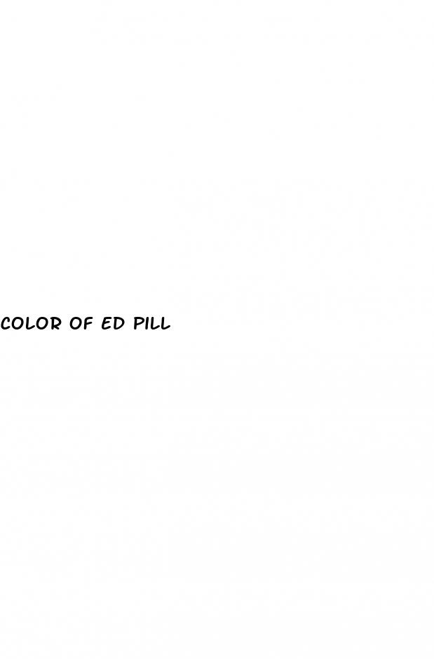 color of ed pill