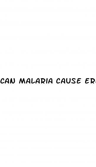 can malaria cause erectile dysfunction