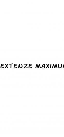 extenze maximum strength male enhancement