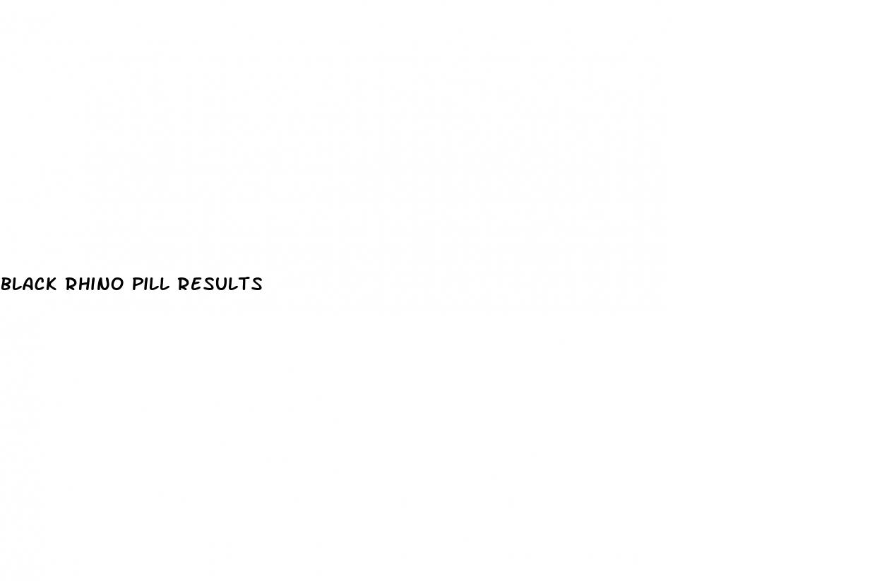 black rhino pill results