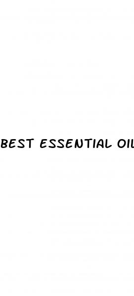 best essential oils for erectile dysfunction