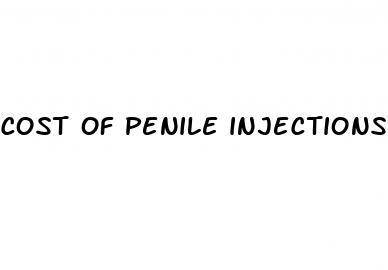 cost of penile injections for erectile dysfunction