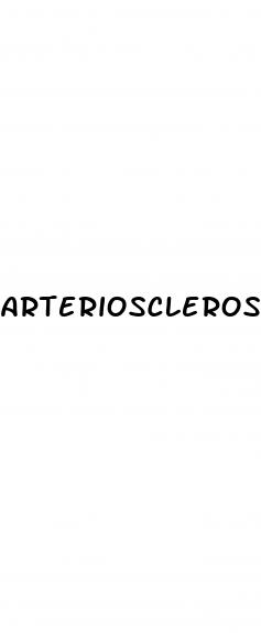 arteriosclerosis and erectile dysfunction