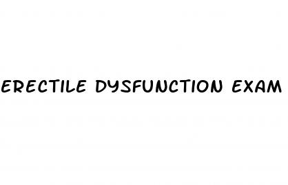 erectile dysfunction exam video