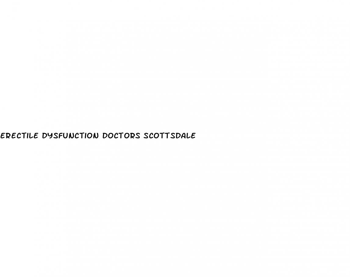 erectile dysfunction doctors scottsdale
