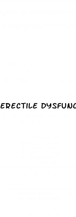 erectile dysfunction information