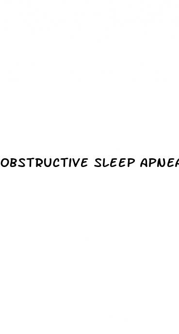 obstructive sleep apnea and erectile dysfunction