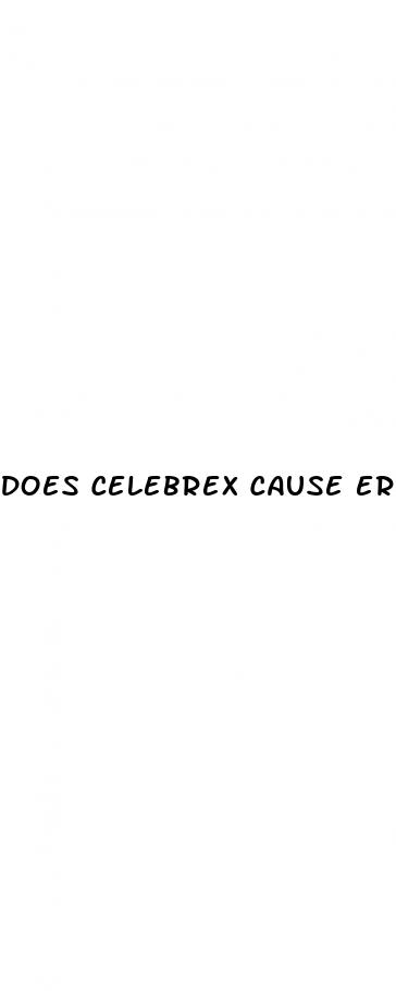 does celebrex cause erectile dysfunction