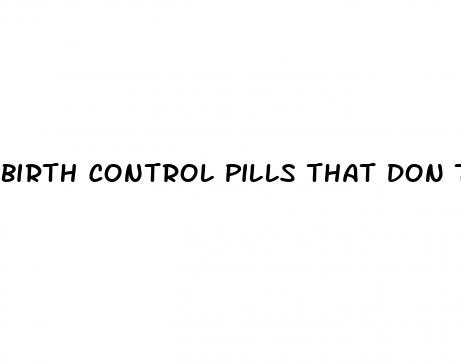 birth control pills that don t kill sex drive