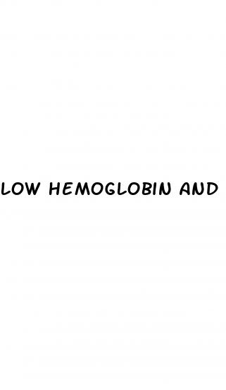 low hemoglobin and erectile dysfunction