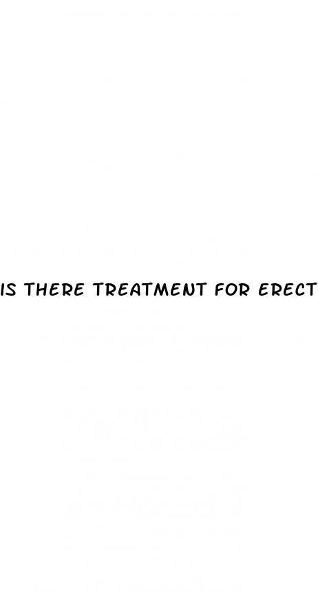 is there treatment for erectile dysfunction