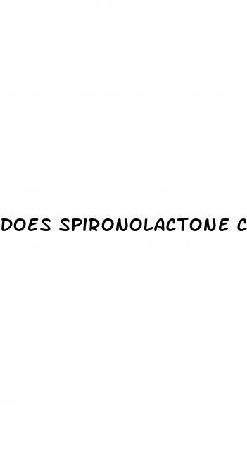 does spironolactone cause erectile dysfunction