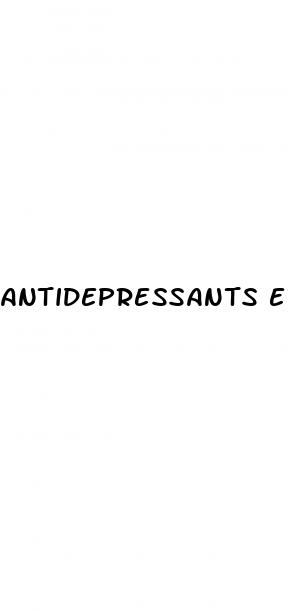 antidepressants erectile dysfunction
