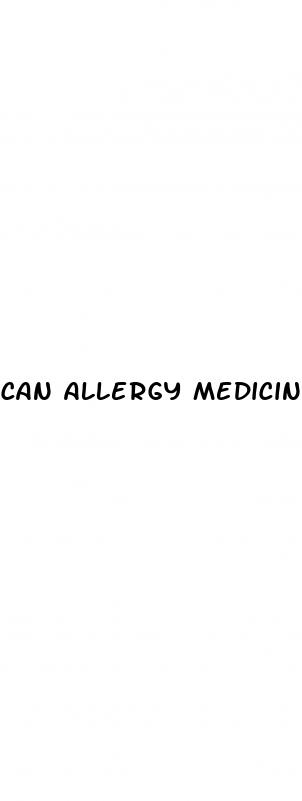 can allergy medicine cause erectile dysfunction