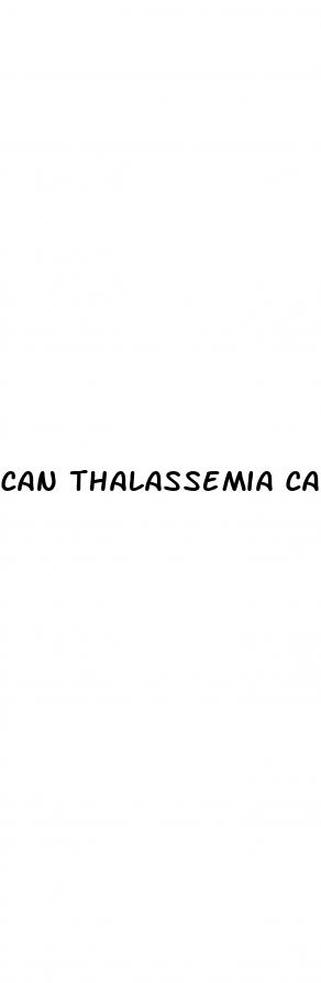 can thalassemia cause erectile dysfunction