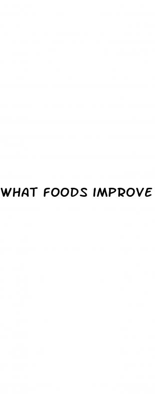 what foods improve erectile dysfunction