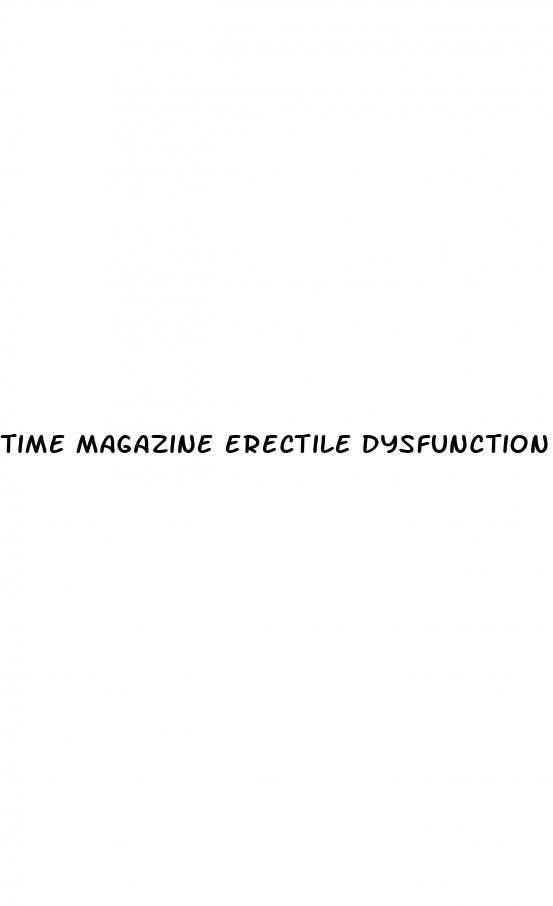 time magazine erectile dysfunction