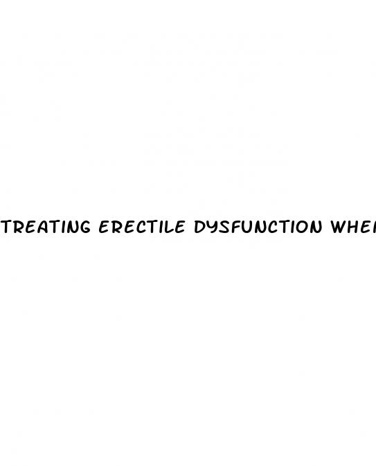 treating erectile dysfunction when pde5 inhibitors fail