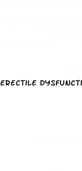 erectile dysfunction and prostate problems