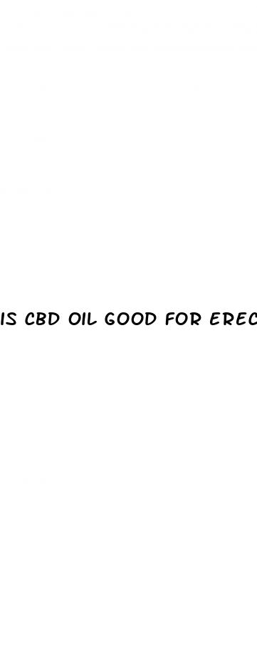 is cbd oil good for erectile dysfunction