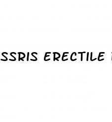 ssris erectile dysfunction