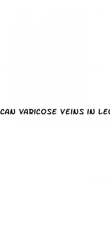 can varicose veins in legs cause erectile dysfunction