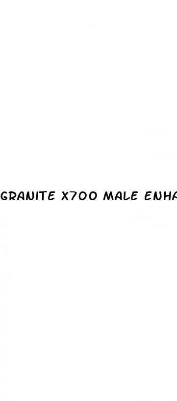granite x700 male enhancement testosterone
