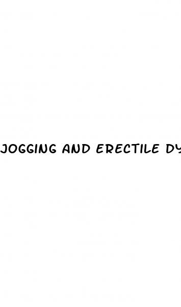 jogging and erectile dysfunction