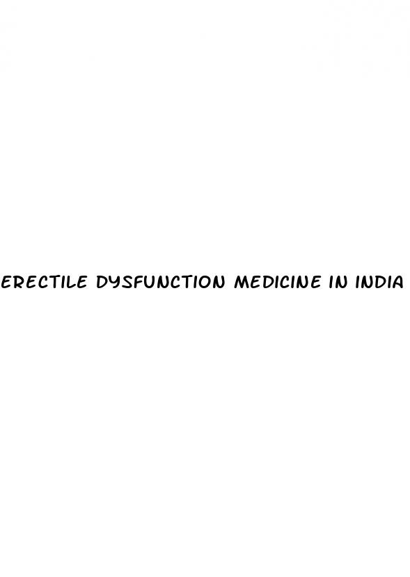 erectile dysfunction medicine in india