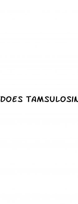 does tamsulosin for enlarged prostate cause erectile dysfunction