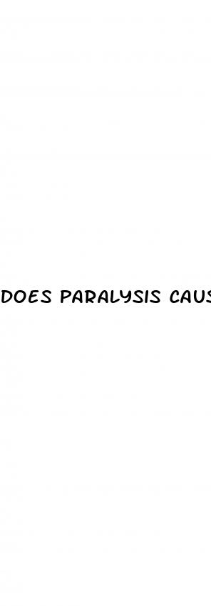 does paralysis cause erectile dysfunction