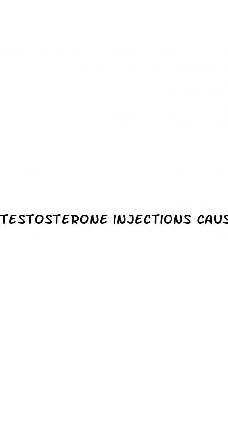 testosterone injections causing erectile dysfunction