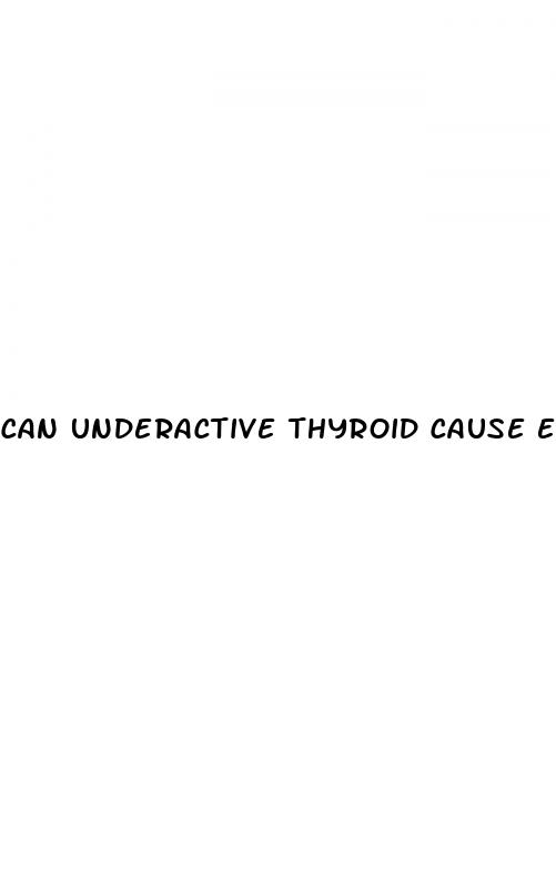 can underactive thyroid cause erectile dysfunction