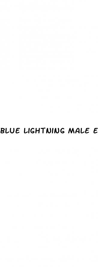 blue lightning male enhancement supplements
