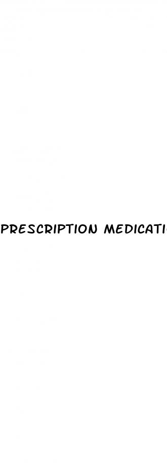 prescription medication for erectile dysfunction